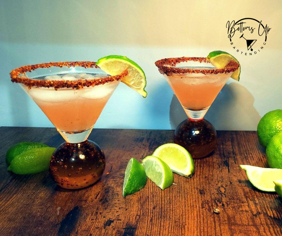 Paloma Tequila cocktail with limes